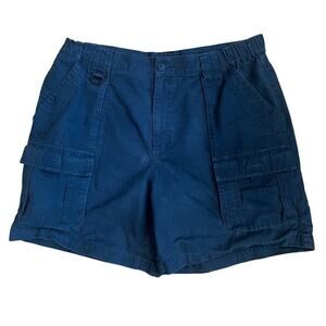 Columbia Hiking Outdoor Shorts, Navy Blue, Men's Large